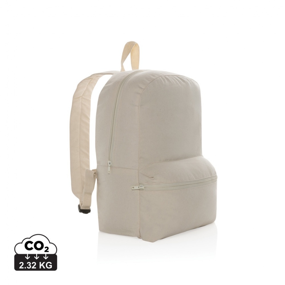 Logo trade promotional merchandise image of: Impact Aware™ 285 gsm rcanvas backpack undyed