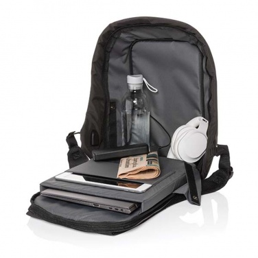 Logotrade corporate gift image of: Swiss Peak AWARE™ anti-theft 15.6" laptop backpack