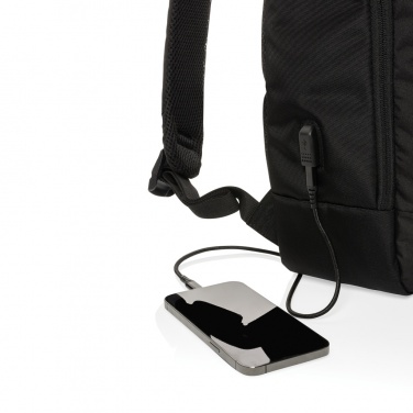 Logotrade promotional giveaway image of: Swiss Peak AWARE™ modern 15.6" laptop backpack