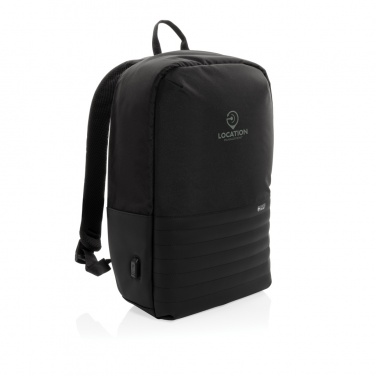 Logotrade business gift image of: Swiss Peak AWARE™ RFID anti-theft 15.6'' laptop backpack