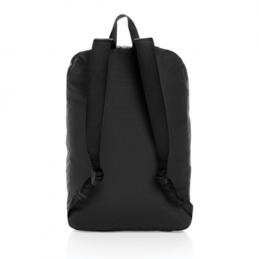Logo trade promotional gifts image of: Dillon AWARE™ RPET foldable classic backpack