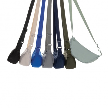 Logo trade promotional giveaways image of: Crescent AWARE™ RPET half moon sling bag