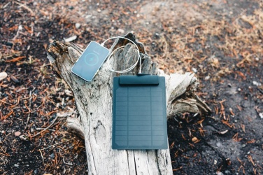 Logotrade promotional merchandise photo of: Pedro AWARE™ RPET deluxe backpack with 5W solar panel