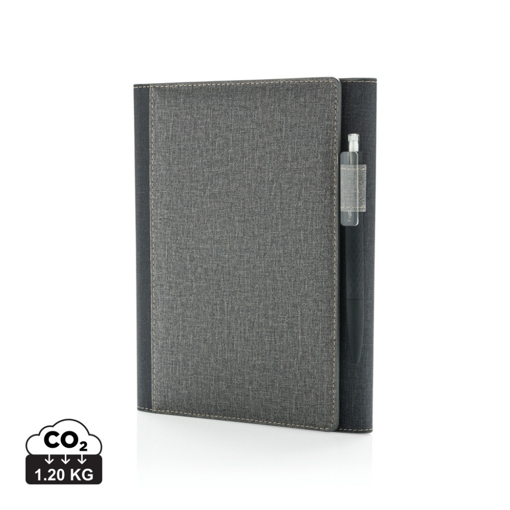 Logo trade promotional merchandise picture of: A5 Deluxe design notebook cover