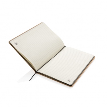 Logotrade promotional item picture of: A5 kraft notebook