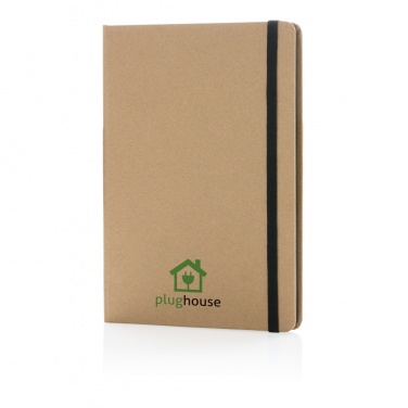 Logo trade promotional merchandise picture of: A5 kraft notebook