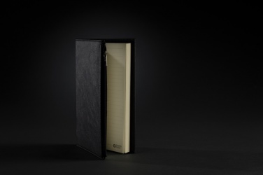 Logotrade promotional gift picture of: Swiss Peak A5 PU notebook with zipper pocket