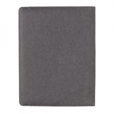 Logo trade business gift photo of: Recycled leather A4 portfolio