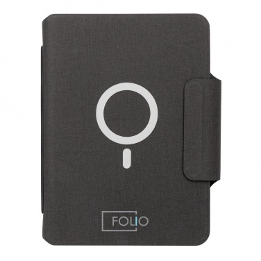 Logo trade promotional item photo of: Artic Magnetic 10W wireless charging A5 notebook