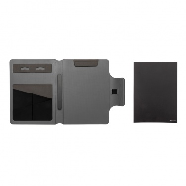 Logo trade promotional giveaways image of: Artic Magnetic 10W wireless charging A4 portfolio