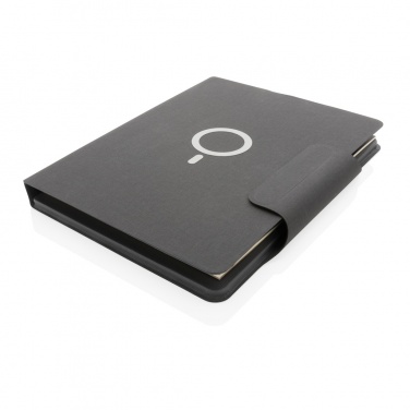 Logo trade advertising products picture of: Artic Magnetic 10W wireless charging A4 portfolio