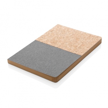 Logotrade promotional gift image of: A5 cork & kraft notebook