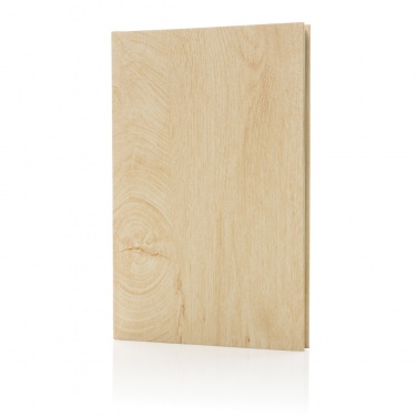 Logotrade promotional merchandise image of: Kavana wood print A5 notebook