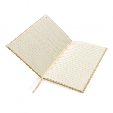 Logotrade advertising products photo of: Kavana wood print A5 notebook