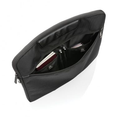 Logotrade promotional giveaway picture of: Swiss Peak AWARE™ RPET Voyager 15.6" laptop sleeve