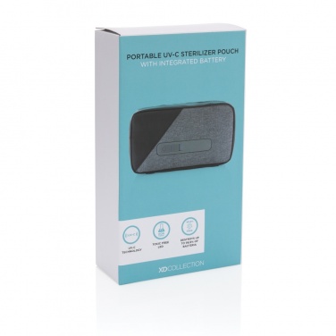 Logotrade promotional merchandise image of: Portable UV-C steriliser pouch with integrated battery
