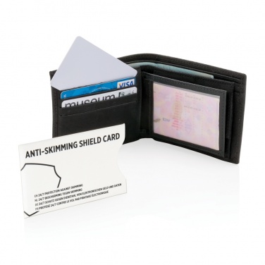 Logo trade promotional merchandise picture of: Anti-skimming RFID shield card with active jamming chip
