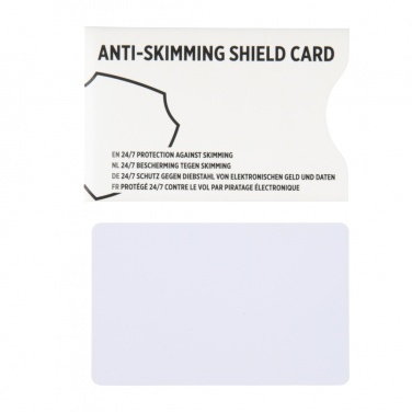Logotrade business gift image of: Anti-skimming RFID shield card with active jamming chip