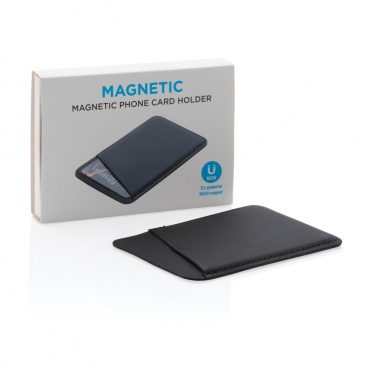Logo trade business gifts image of: Magnetic phone card holder
