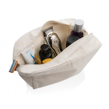 Logo trade promotional giveaways picture of: Impact Aware™ 285 gsm rcanvas toiletry bag undyed