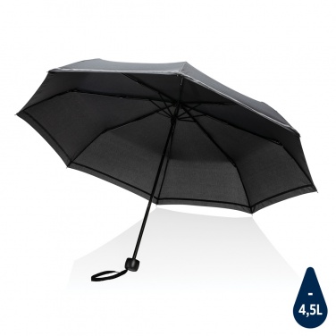 Logotrade promotional item picture of: 20.5"Impact AWARE™ RPET 190T pongee mini reflective umbrella