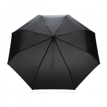 Logotrade advertising products photo of: 20.5" Impact AWARE™ RPET 190T Pongee bamboo mini umbrella