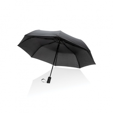 Logo trade promotional merchandise image of: 21" Impact AWARE™ RPET 190T mini auto open umbrella