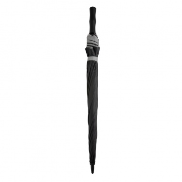 Logo trade promotional gifts image of: 27" Impact AWARE™ RPET 190T dual colour auto open umbrella