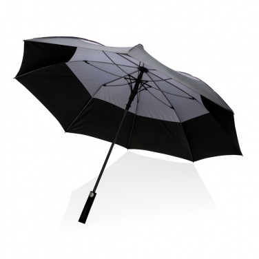 Logotrade promotional gift image of: 27" Impact AWARE™ RPET 190T auto open stormproof umbrella