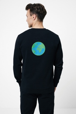 Logo trade corporate gift photo of: Iqoniq Zion recycled cotton crew neck