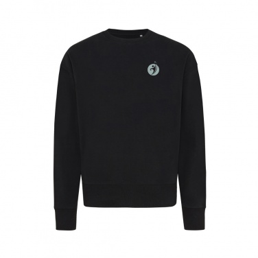 Logotrade advertising product picture of: Iqoniq Kruger relaxed recycled cotton crew neck