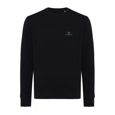 Logo trade promotional item photo of: Iqoniq Etosha lightweight recycled cotton crew neck