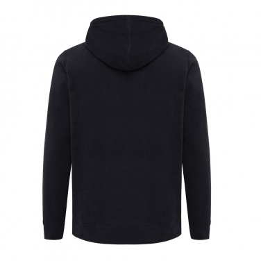Logo trade promotional gifts picture of: Iqoniq Trivor recycled polyester microfleece hoodie