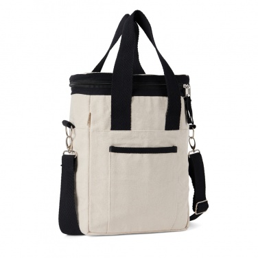Logo trade corporate gifts image of: VINGA Volonne AWARE™ recycled canvas cooler tote bag