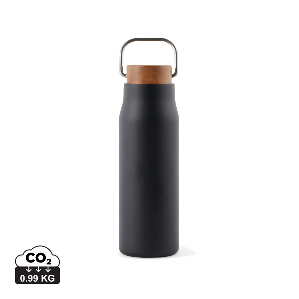 Logo trade promotional giveaway photo of: VINGA Ciro RCS recycled vacuum bottle 300ml