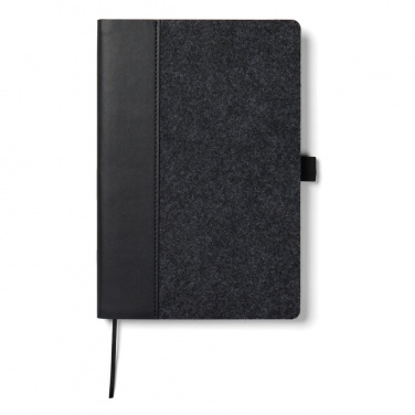 Logotrade promotional product image of: VINGA Albon GRS recycled felt notebook