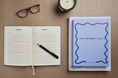 Logotrade promotional merchandise photo of: VINGA One memory a day GRS recycled paper journal