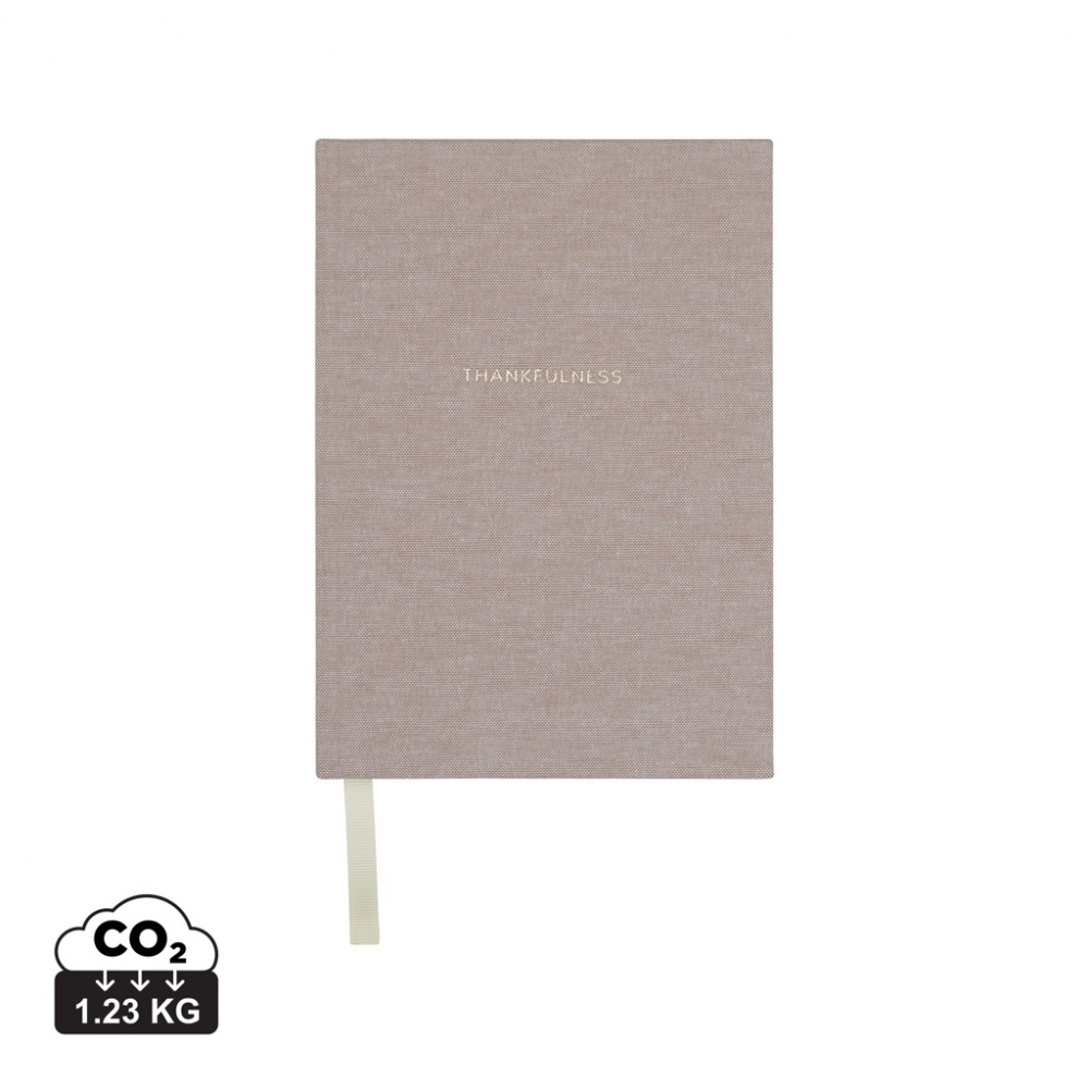 Logo trade corporate gift photo of: VINGA Thankfulness GRS recycled paper journal