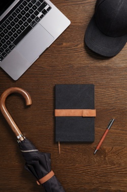 Logo trade advertising products picture of: VINGA Bosler RCS recycled paper notebook