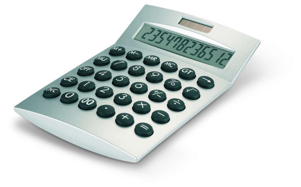 Logo trade promotional giveaways picture of: Basics 12-digits calculator
