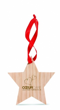 Logotrade promotional merchandise photo of: Star shaped hanger