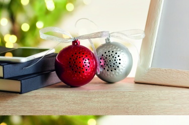Logo trade promotional gift photo of: Speaker Christmas ball
