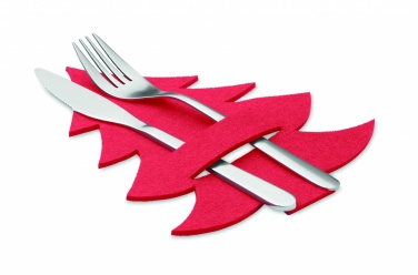 Logotrade promotional gift image of: RPET felt cutlery holder set