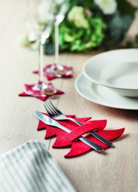 Logotrade promotional gift image of: RPET felt cutlery holder set