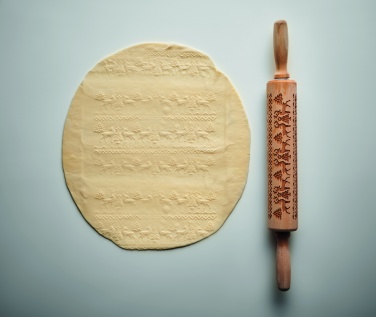 Logotrade promotional item image of: Christmas pastry wooden rolling