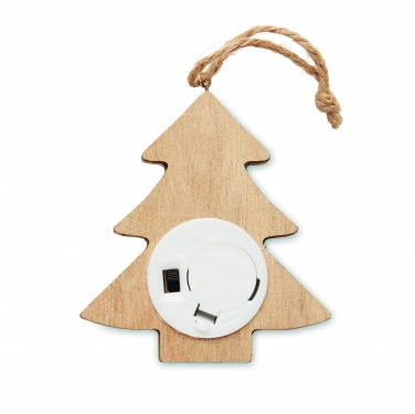 Logo trade business gifts image of: Wooden weed tree with lights