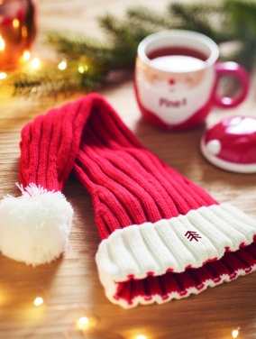 Logo trade corporate gifts picture of: Long Christmas knitted beanie