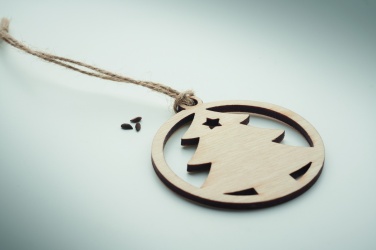Logotrade promotional merchandise picture of: Wooden tree shape hanger