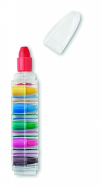 Logotrade promotional item picture of: Set of 6 wax crayons