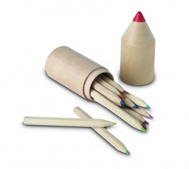 Logotrade promotional giveaway picture of: 12 pencils in wooden box